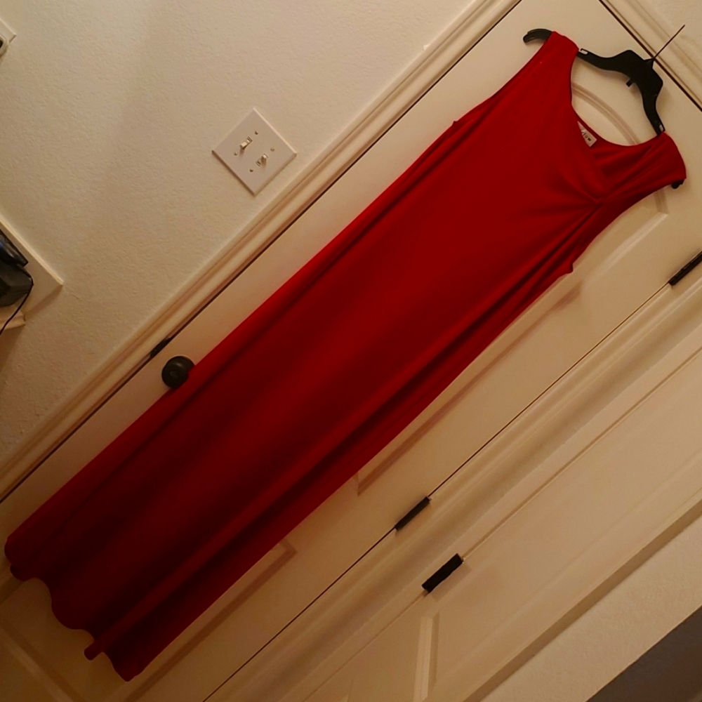 Elegant Red Maxi